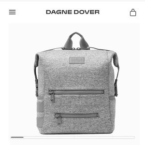 Dagne Dover Diaper Bag - Large - Heather Grey